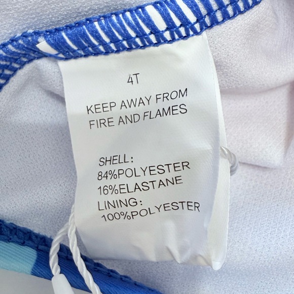 Angel Season Beach Pool Colorful Floral Kids Swimsuit - Picture 10 of 11